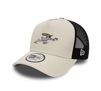 New Era Bugs Bunny Looney Tunes Beige Black A-Frame Trucker Adjustable Cap