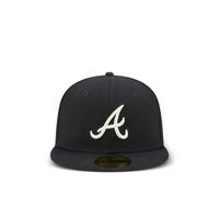 NEW ERA CAP 59FIFTY Atlanta Braves cap - Black 7 1/8-7 1/4-7 3/8-7 1/2-7 5/8