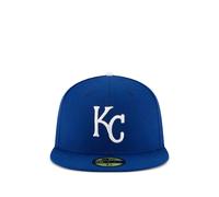 NEW ERA CAP 59FIFTY Kansas City Royals fitted cap hat - Blue 7 1/8-7 1/4-7 3/8-7 1/2-7 5/8