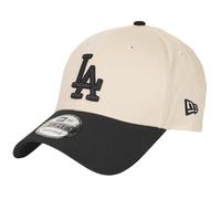 New Era Adult's 9Forty Colour Block MLB Los Angeles Dodgers Baseball Cap Hat Light Beige