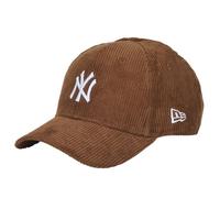 NEW ERA NEW YORK YANKEES BASEBALL CAP.9FORTY M CROWN BROWN CORD SNAPBACK HAT W25