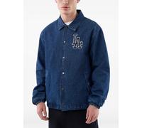 NEW ERA CAP LA Dodgers MLB logo-patch denim jacket - Blue M-L