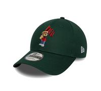 New Era Cap Men's AC Milan Team Basic Teddy Bear Green 9FORTY Adjustable Hat
