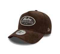 New Era A-Frame Cord Trucker Cap - Brand Patch Brown - One Size