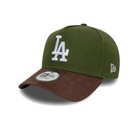 New Era Cap Men's MLB LA Dodgers Suede Visor Dark Green 9FORTY Snapback Hat