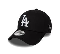 New Era Cap Men's MLB LA Dodgers Team Basic Black 39THIRTY Stretch Fit Hat