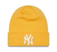 New Era Cap Men's MLB New York Yankees Team Basic Honey Yellow Winter Beanie Hat