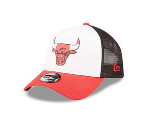 New Era Cap Men's NBA Chicago Bulls Classic Color Block Snapback Trucker Hat