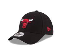 New Era Cap Men's NBA Chicago Bulls Team Basic Black & Red 9FORTY Adjustable Hat