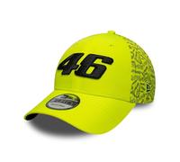 New Era Cap Men's VR46 Valentino Rossi Neon Repeat 9FORTY Strapback Hat