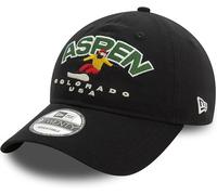 NEW ERA ASPEN BASEBALL CAP.9TWENTY WASHED BLACK SKI SNOW COLORADO USA HAT W24