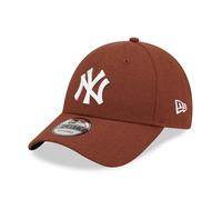 NEW ERA CAP. NEW YORK YANKEES 9FORTY ADJUSTABLE LINEN BROWN BASEBALL HAT