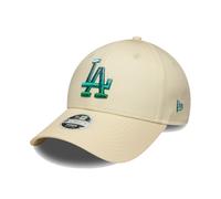 New Era Cap Women's MLB LA Dodgers Metallic Logo Cream 9FORTY Adjustable Hat