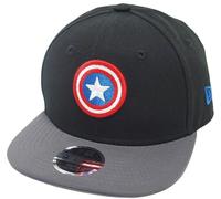 New Era Captain America 9Fifty Black Reflective Youth Snapback Cap Kids