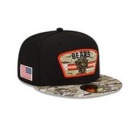 New Era Chicago Bears NFL On Field 2021 Salute to Service Black 59Fifty Basecap