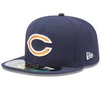 New Era Chicago Bears NFL On Field Cap 5950 Authentic Fitted Cap 6 7/8-8