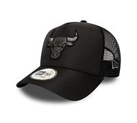 New Era Chicago Bulls A Frame Adjustable Trucker Cap Trucker Bob Black - One-Size