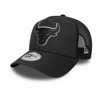 New Era Adult's 9Forty Trucker Outline NBA Chicago Bulls Trucker Baseball Cap Hat Charcoal
