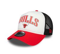 New Era Nba Retro Chicago Bulls Trucker Cap Red Man