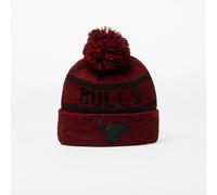 New Era Mens Chicago Bulls NBA Cuffed Sideline Beanie Bobble Hat - Black