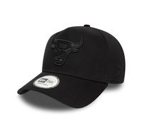 New Era Chicago Bulls NBA Basketball Cap hat Black Tonal Team Logo Snapback Curved Visor