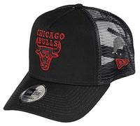 New Era Chicago Bulls NBA Essential A-Frame Truker Cap Black