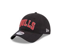 New Era Mens Team Script 9Twenty Adjustable Cap ~ Chicago Bulls black
