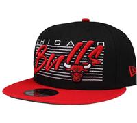 New Era Chicago Bulls Wordmark Black Snapback Cap 9Fifty 950 S M Basecap