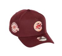 New Era Chicago Cubs MLB 100 Years Wrigley Field Sidepatch Cooperstown Maroon 9Forty A-Frame Snapback Cap