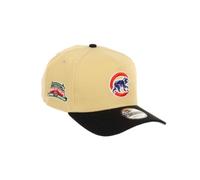 New Era Chicago Cubs MLB 100 Years Wrigley Field Sidepatch Vegas Gold Black 9Forty A-Frame Snapback Cap