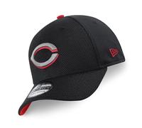 New Era Cincinnati Reds MLB Diamond Era Black Scarlet UV 39Thirty Stretch Cap
