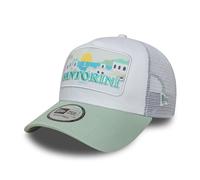 New Era City Summer Edition A-Frame Trucker Cap White