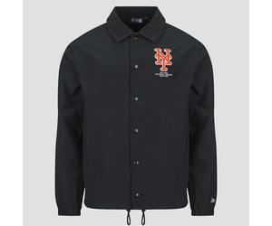 New-Era Coat MLB COACHES JACKET NEW YORK METS in Black EU L