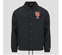 New-Era Coat MLB COACHES JACKET NEW YORK METS in Black EU XL