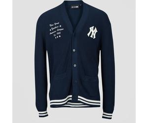 New Era Coat MLB COLLEGIATE SCRIPT CARDI NEW YORK YANKEES in Marine EU L
