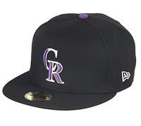 New Era Colorado Rockies MLB AC Performance Black 59Fifty Basecap - 7 1/4-58cm (L)