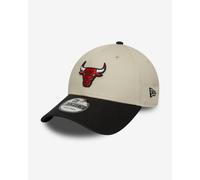 New Era Colour Block 9FORTY Cap Chicago Bulls white cream black red