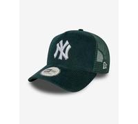 New Era Cord 9FORTY A-Frame Trucker Cap New York Yankees dark green white