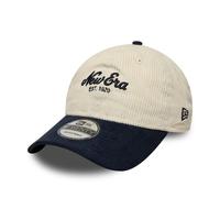 NEW ERA CORD MIX BASEBALL CAP.9TWENTY BEIGE STRAPBACK COTTON CORDUROY HAT W26