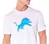 New Era T-Shirt Detroit Lions NFL Team Logo Short Sleeve White L Men