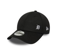 NEW ERA DETROIT TIGERS BASEBALL CAP.9FORTY FLAWLESS BLACK MESH SNAP MLB HAT W26