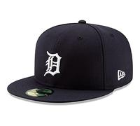New Era Detroit Tigers Cap 59Fifty Basecap Baseball Fitted Kappe MLB Navy - 7 1/4-58cm (L)