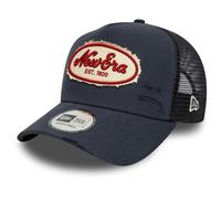 New-Era Cap OVAL CANVAS DISTRESS TRUCKER NEW ERA in Marine One size