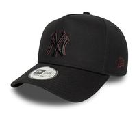 New Era E-Frame Snapback Cap - Outline New York Yankees - One Size Black