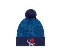 Chelsea Retro Lion All Over Print Blue Bobble Knit Beanie Hat Adults One Size Polyester Made By: New Era