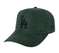 New Era Faux Suede E-frame Los Angeles Dodgers Cap Green