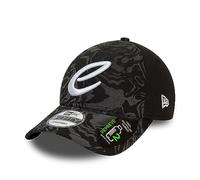 New Era FIA Formula E Repreve All Over Print Black 9FORTY Adjustable Baseball Cap Unisex