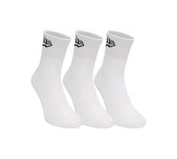 New Era Flag Ankle 3 Pack Socks White