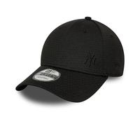 NEW ERA NEW YORK YANKEES BASEBALL CAP.9FORTY FLAWLESS BLACK MESH SNAP HAT W25