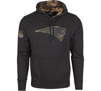 New Era Fleece Hoody - NFL New England Patriots black/camo - L